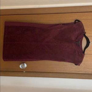BCBG suede dress